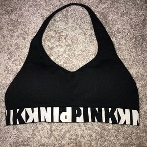PINK halter sports bra